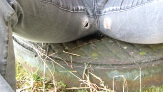 First pissing jeans in public place