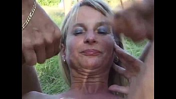 SpermAnneke Bukkake Gangbang cum orgie 7