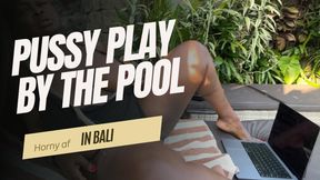 Pussy Play by The Pool