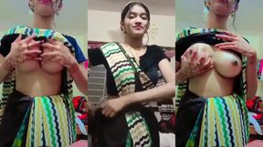 Bangladeshi upojati Monipuri meye taar boyfriend ke taar seductive naach dekhanor MMS porn clip