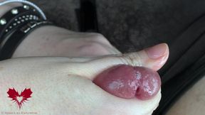 A Horny Cock Treatment - Close-up of the Orgasm Control - Main View