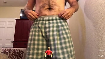 Giant Adam Cum &amp_ Ass Doms Shrunken Tiny POV