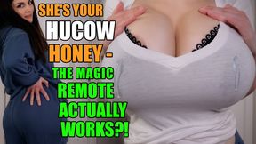 SHE'S YOUR HUCOW HONEY - THE MAGIC REMOTE ACTUALLY WORKS!? 1080P - ELLIE IDOL