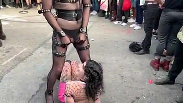 PISS at Folsom Street Fair with TS Natalie Mars