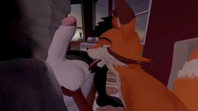 Kian's Night destroyed by cum loaded furry cock raw blowjob