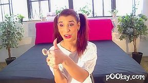 Renata Redhead Amateur Slut In Pigtails Drilled In Anal