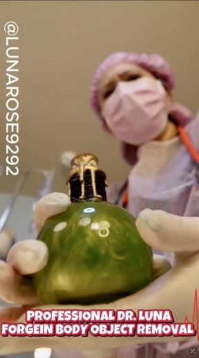 PROFESSIONAL DR. LUNA FORGEIN BODY OBJECT REMOVAL SURGERY POV🍑🧤🩺
