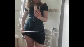 C'_est la robe que je portais pour mon tournage de la semaine derni&egrave_re. Tu aimes...