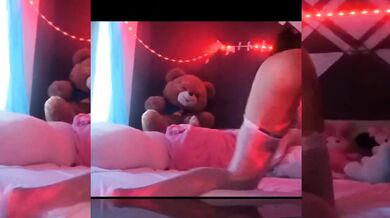 Solo Female Dancer Gushes Choked By Wet Pussy