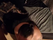 Throatzilla eating my big black dick off the bone 🤤🍖