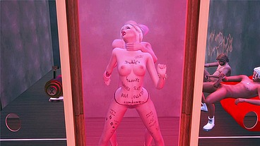 audacious harley quinn became a sex slave of a group of perverted big members who arranged rough anal sex and bukkage l porn parody sims me hentai sfm