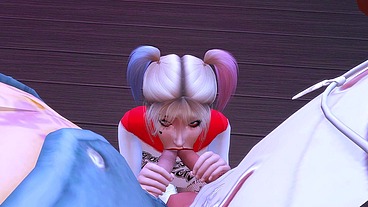 audacious harley quinn became a sex slave of a group of perverted big members who arranged rough anal sex and bukkage l porn parody sims me hentai sfm