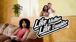 Black disco queen shows her daughter's BF what's a good fuck