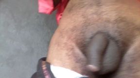 Mayanmandev Semi Nude Showing His Black Cock