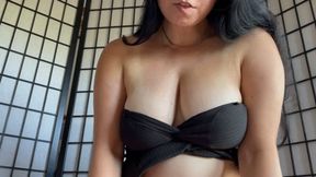 Filled with cum, my belly grows instantly [MOV]
