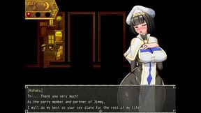 nymphomania priestess [ cuckold hentai game pornplay ] ep.3 the nun orgasm from her fisrt kiss