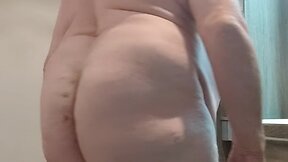 Naked body control: ass & cock in the morning