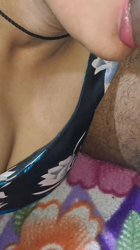 Indian bhabhi sucking dick for cum   Clip 2