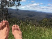 My favourite spot to soak up the sunshine on my feet on such a beautiful day 🌞- MANLYFOOT