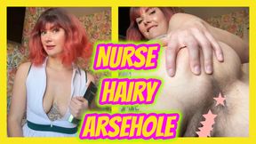 Nurse Hairy Arsehole Fixation
