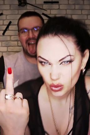 Worship my lips while I am get fucked by real man