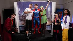 ”Scott sneaks into a back room with Channing, rips open his spandex, & fucks his hole till they both cum.”