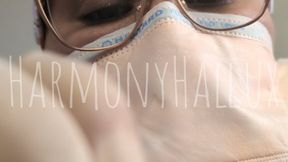 Nurse Harmony's Thorough Exam with Sweaty Gloves