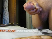Jerking off to porn......