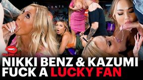 Pillow Talk featuring Nikki Benz and Kazumi's asian smut