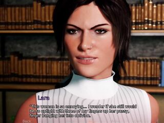 Croft adventure #1 - Lara can't stop thinking about the lesbo