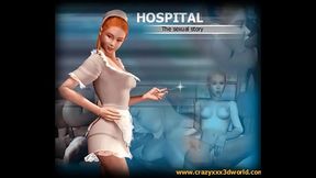 Naughty nurse has a wild hospital orgy