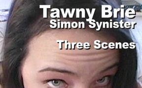 Tawny Brie & Simon Synister three handjobs blowjobs facial