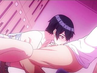 HENTAI This man's the solely one who gets an erection in the whole academy (Sex scenes). Ep 1-8 raw and uncensored.