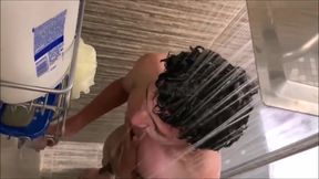 Jock Walking in to Take a Shower While Being Recorded