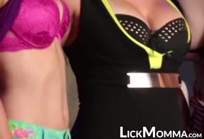 Busty MILF Kadja Kassin pussy eaten by her stepdaughters