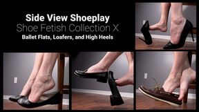 Side View Shoeplay - Shoe Fetish Collection X - Ballet Flats, Loafers, and High Heels - Kylie Jacobsx - WMV 1080p HD