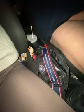 SHE LET ME CUM IN HER MOUTH, sloppy BLOWjob in Car on public parking, with deepthoart