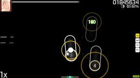 tapping to anime circles with a hentai skin