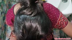 Fuck my indian girlfriend in bathroom orgasm compilation
