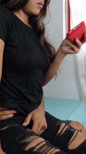 Fucking the sexy petite colombian   Clip 1