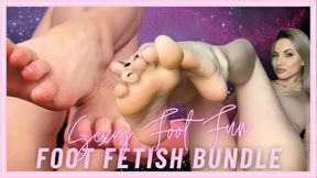 Sexy Foot Fun (Foot Fetish Foot Worship Bundle) 480WMV