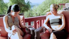 Brooke Adams and Alyssa Reece are hot lesbians have their