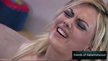 Sexy blonde with big tits enjoys BBC in various positions