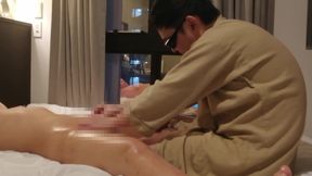 [uniform Girls] Sexual Oil Massage Continuous Orgasm By Inserting Unwashed Dick