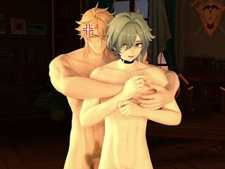 Varka x Lohen - Genshin Impact Queer R34 Animation