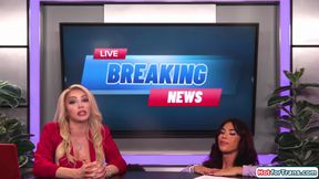 Reading the news while being sucked off