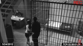 French Hottie Gets Pounded By 5 Prison Guards