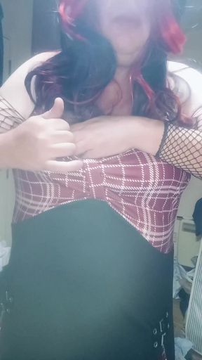 Showing off some outfits I'm wearing in some upcoming videos starting October 1st.