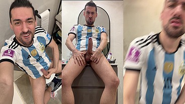 hot daddy goes verbal jerks off and nuts hard