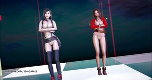 Berry good - Mellow Mellow, Tifa Lockhart Aerith, naked dance final fantasy 7 remake ff7